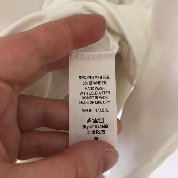 LAST ONE Rainbow Twist Front Soft Stretchy Tee 70s - Picture 6 of 7